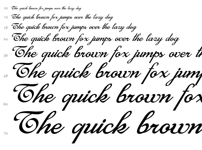 Mistery Curse font waterfall